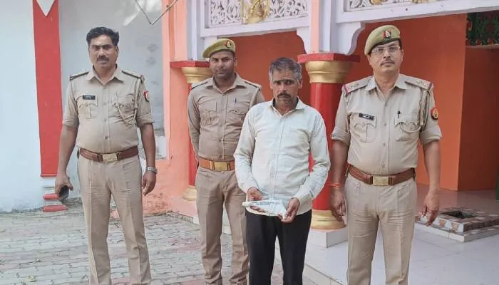 बहराइच: 25 हजार के इनामी अपराधी को पुलिस ने गिरफ्तार कर भेजा जेल