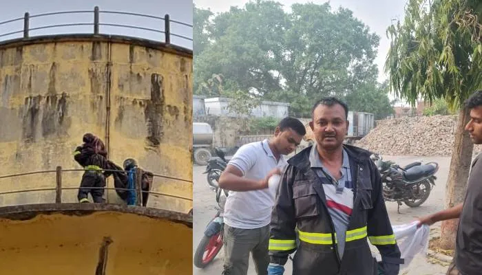 बाराबंकी: फायरमैन के साहस से बची मधुमक्खियों के हमले से घायल युवक की जान