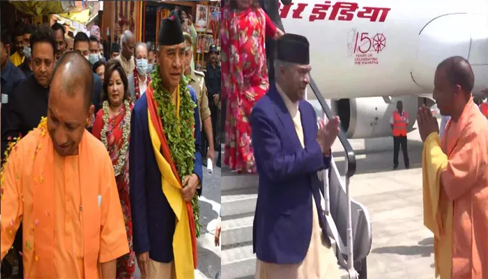 वाराणसी पहुंचे नेपाल के पीएम देउबा, पत्नी के साथ किया श्री काशी विश्वनाथ के दर्शन पूजन