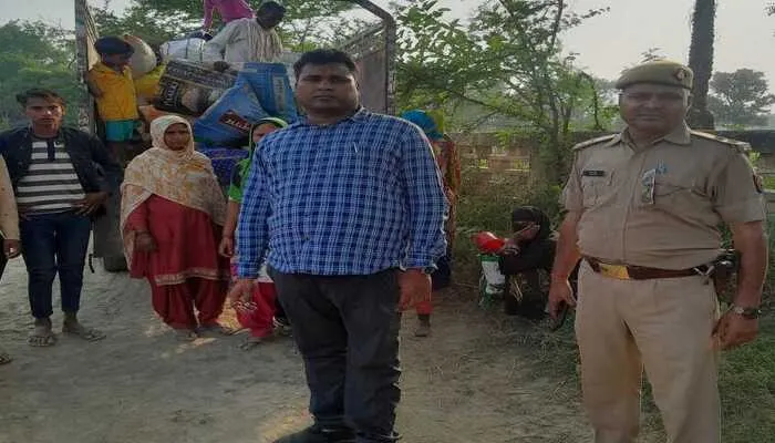 बहराइच: बंधक बने श्रमिकों को पुलिस ने छुड़ाया, फोन पर मिली थी जानकारी