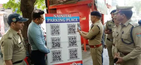 नैनीताल आने वाले पर्यटकों में मिलेगी राहत, क्यूआर कोड से मिलेगी पार्किंग की सुविधा