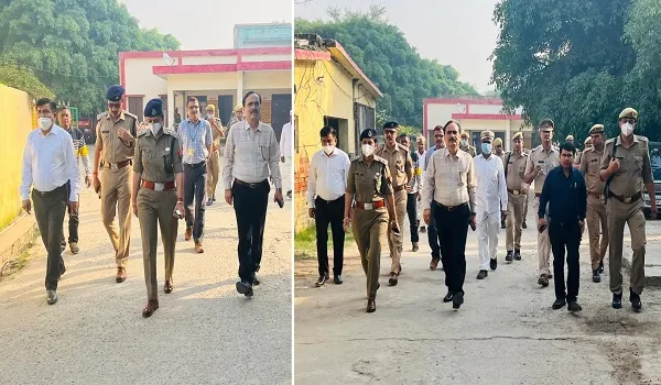 UP MLC Election 2022 : अमरोहा में डीएम और एसपी ने किया मतदान केंद्रों का निरीक्षण, दिए निर्देश