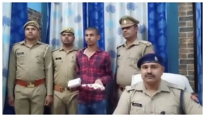 अयोध्या: पुलिस ने 25 हजार के इनामी अपराधी को किया गिरफ्तार, तमंचा, कारतूस बरामद