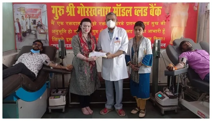 गोरखपुर: मंगल पाण्डेय के बलिदान दिवस और बंकिम चन्द्र चट्टोपाध्याय की ‘पुण्यतिथि’ पर रक्तदान शिविर का हुआ आयोजन