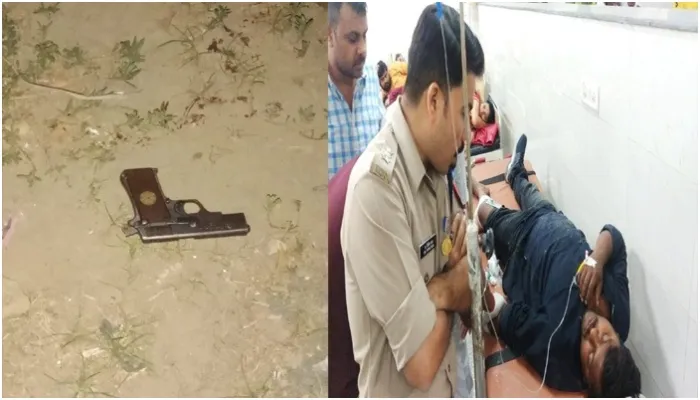 गोरखपुर: बदमाशों और पुलिस के बीच हुई मुठभेड़, दो लुटेरों को लगी गोली