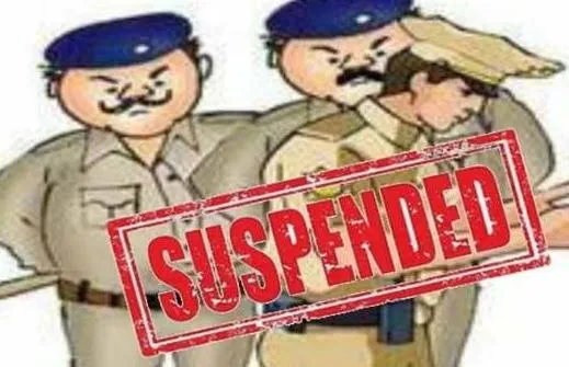 बिजनौर: दो दरोगा सहित 4 पुलिसकर्मी निलंबित