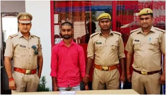 बहराइच: दादी के हत्यारे पोते को पुलिस ने पिस्टल के साथ किया गिरफ्तार