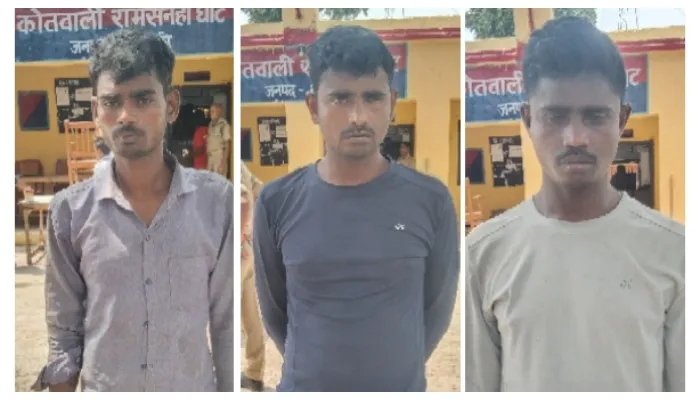 बाराबंकी: पशुओं को बेचने वाले तीन आरोपी गिरफ्तार, सात पशु बरामद