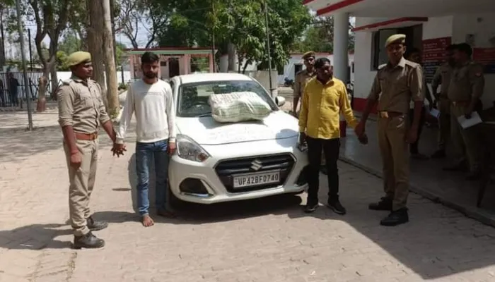 अयोध्या: स्विफ्ट डिजायर से हो रही थी मादक पदार्थों की तस्करी, 22 किलो गांजा के साथ दो गिरफ्तार