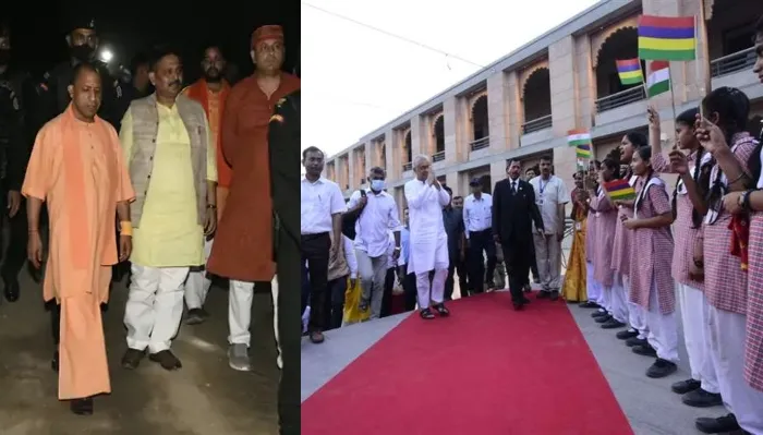 मॉरीशस के पीएम और CM योगी की द्विपक्षीय बैठक समाप्त, प्रविंद जगन्नाथ  दिल्ली के लिये हुए रवाना