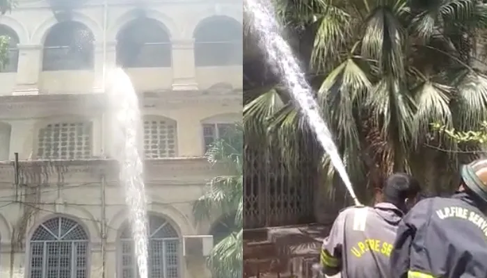 लखनऊ: इलाहाबाद बैंक के रिकॉर्ड रूम में लगी आग, दस्तावेज जलकर राख