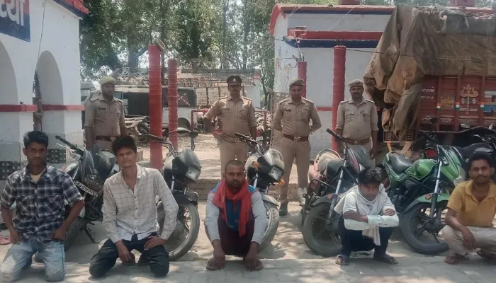 अयोध्या: अंतर्जनपदीय वाहन चोर गिरोह का भंडाफोड़, पांच बदमाश गिरफ्तार