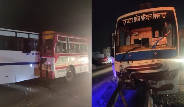 अमरोहा : इमरजेंसी ब्रेक लगाने पर तीन वाहन आपस में टकराए, आठ घायल