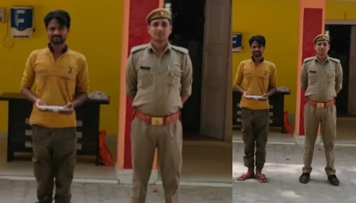 अयोध्या: हाईवे पर खड़ी गाड़ियों से तेल चोरी करने वाला इनामी बदमाश गिरफ्तार