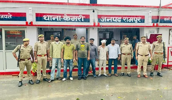 रामपुर: खनन के विवाद में थाने में दो पक्ष भिड़े, दरोगा पर तानी पिस्टल, छह गिरफ्तार