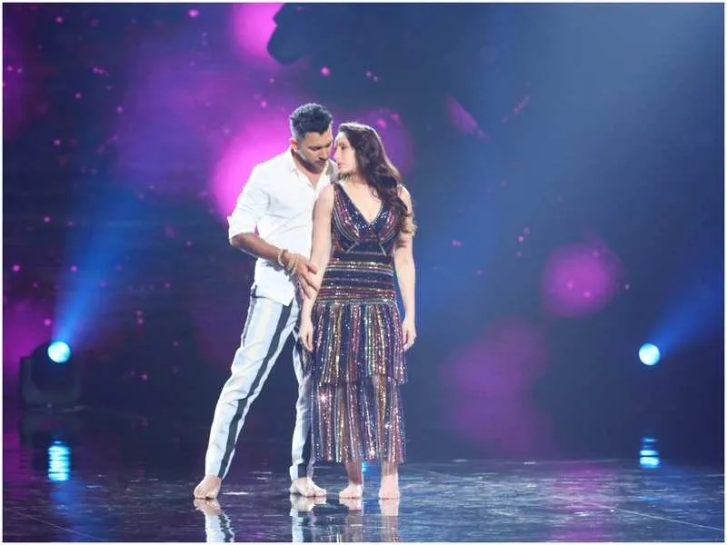 Terence Lewis and Nora Fatehi come together for a dance performance - Times of India