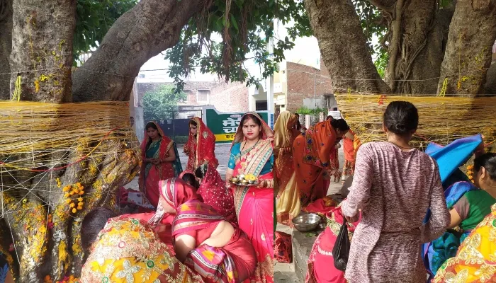बाराबंकी: महिलाओं ने रखा वट सावित्री का व्रत, बरगद और पीपल की फेरी लगाकर की पूजा-अर्चना