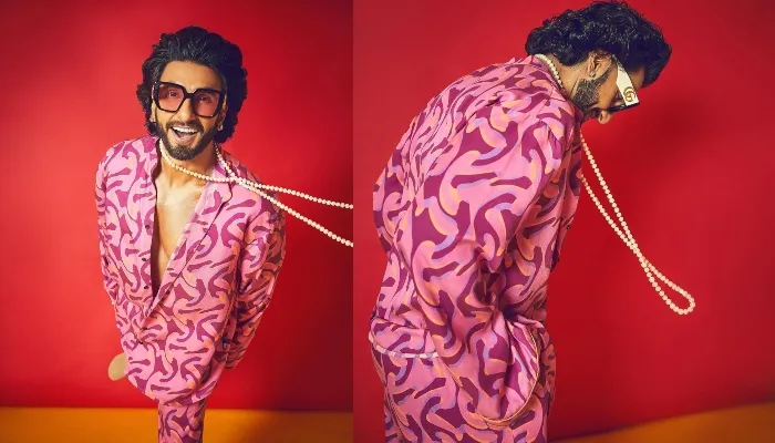 Ranveer Singh Photos: प्रिंटेड आउटफिट में जयेशभाई ने दिखाया COOL LOOK , SWAG से जीता फैंस का दिल