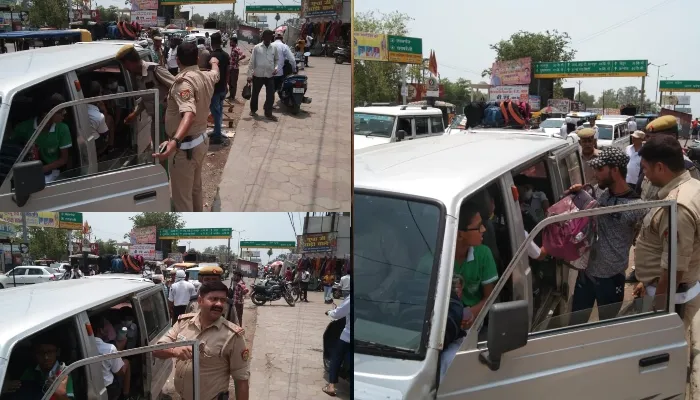 उन्नाव: मानक विहीन स्कूली वाहनों के खिलाफ चला अभियान, चार गाड़ियां हुईं सीज, 13 का कटा चालान