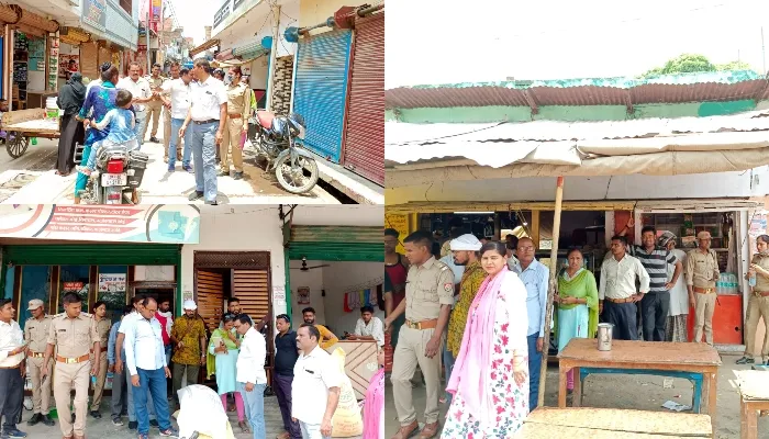 बहराइच: चाइल्ड लेबर फ्री जनपद बनाने के लिये पुलिस ने प्रतिष्ठानों पर की छापेमारी, संचालकों को किया जागरूक