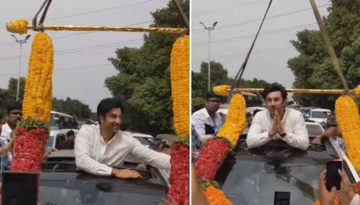 Brahmastra  के प्रमोशन के लिये विशाखापट्टनम पहुंचे रणबीर कपूर, फैंस ने किया स्वागत