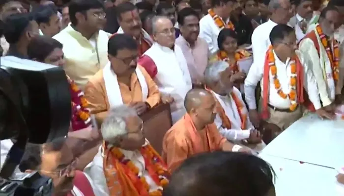 Rajya Sabha Election : BJP के सभी 8 प्रत्याशियों ने किया नामांकन, CM योगी सहित कई बीजेपी नेता रहे मौजूद