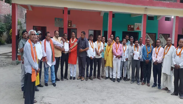 अयोध्या: रामपुर भगन बाजार में हुआ राष्ट्रीय व्यापार मंडल का गठन