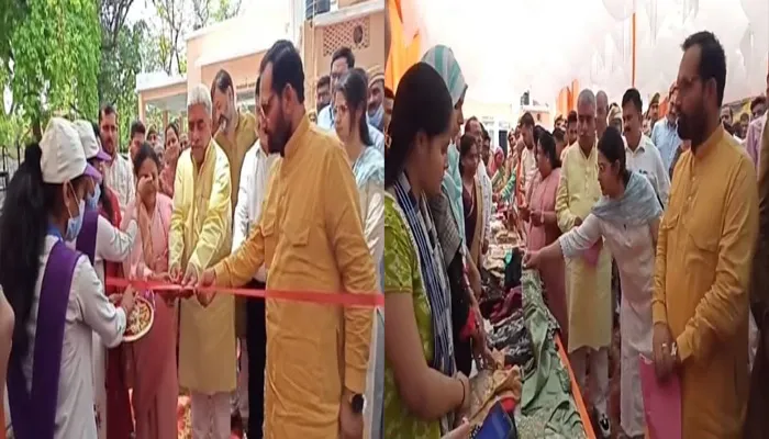 बहराइच: राज्य मंत्री ने कलेक्ट्रेट में प्रदर्शनी का किया शुभारंभ, निरीक्षण के दौरान गुल हुई बिजली