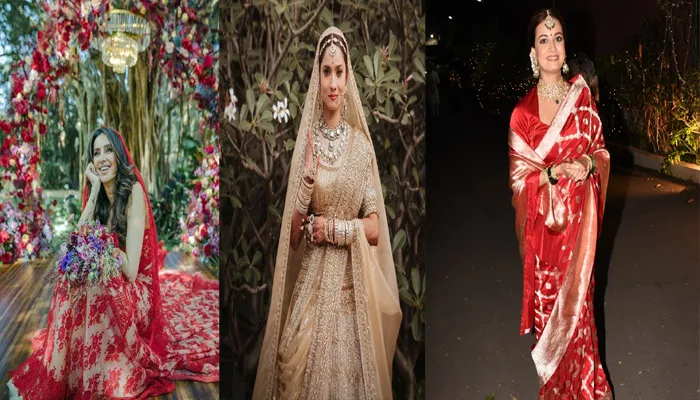 इंडस्ट्री की इन हसीनाओं ने अपनी शादी पर नहीं कैरी किया फेमस डिजाइनर Sabyasachi का लहंगा