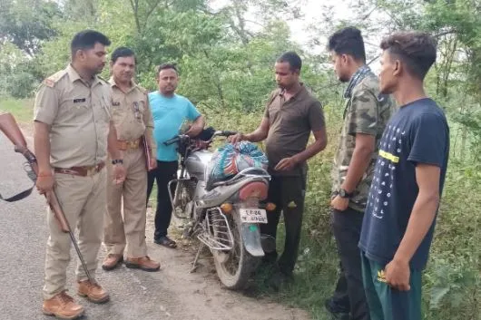पीलीभीत: तस्करी को ले जाए जा रहे 60 तोते पकड़े, बाइक छोड़कर तस्कर फरार