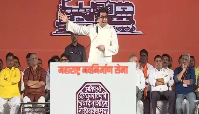 औरंगाबाद में राज ठाकरे ने संबोधन में तीन मई तक मस्जिदों से लाउडस्पीकर उतरवाने की दी चेतावनी