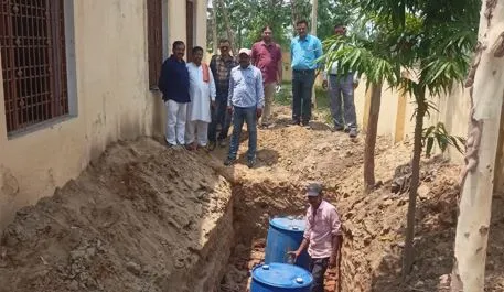 बरेली: पानी को बर्बाद होने से बचाने के लिए वाटर हार्वेस्टिंग सिस्टम लगने शुरू