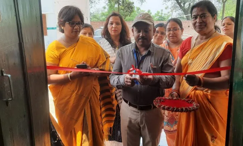बरेली: बहजुईया जागीर क्यारा विद्यालय में बनी बाल वाटिका