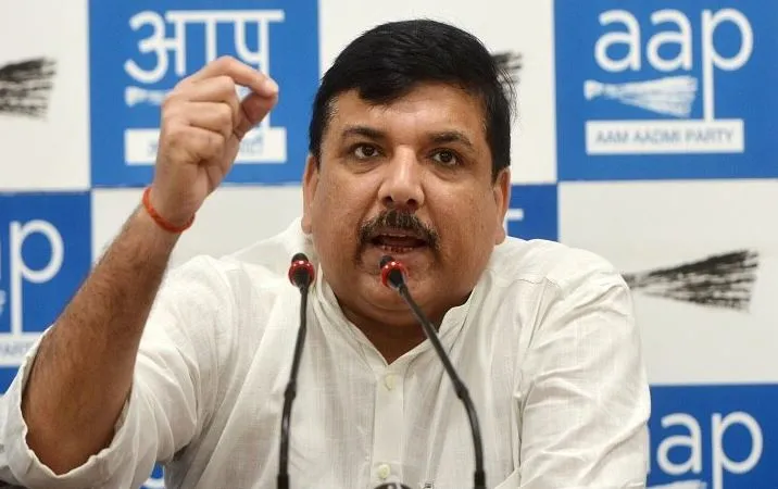 संजय सिंह ने योगी सरकार पर बोला हमला, कहा- यूपी में अच्छी शिक्षा और बेहतर स्वास्थ्य सेवाएं नहीं