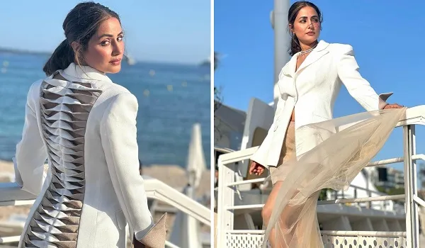 Cannes 2022 : फॉर्मल लुक में हिना खान ने लूटी महफिल, बिखेरे हुस्न के जलवे