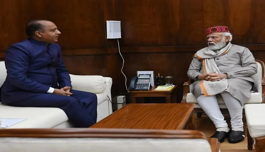 हिमाचल प्रदेश के सीएम जयराम ठाकुर ने पीएम मोदी से की मुलाकात, शिमला आने का दिया न्योता