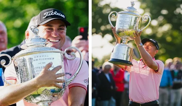 PGA Championship : जस्टिन थॉमस ने जीता दूसरा पीजीए खिताब, देखिए तस्वीरें