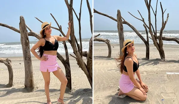 समुद्र किनारे मस्ती करती दिखीं मोनालिसा, तस्वीरें देख धड़का फैंस का दिल