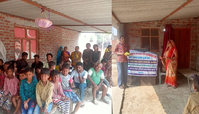 बहराइच: बाल विवाह जागरूकता कार्यक्रम का हुआ आयोजन, ग्रामीणों को बताया गया शिक्षा का महत्व