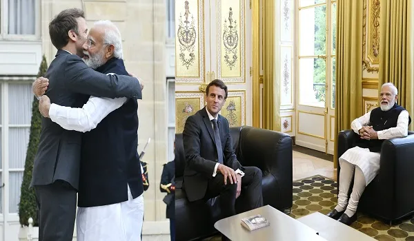 PM Modi Europe Visit : पीएम मोदी-राष्ट्रपति मैक्रों रणनीतिक द्विपक्षीय संबंध को आगे बढ़ाने पर हुए सहमत