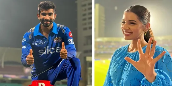 IPL 2022 : जसप्रीत बुमराह के 5 विकेट लेने पर खुशी से झूम उठीं संजना गणेशन, बोलीं- ‘मेरा पति फायर है…’