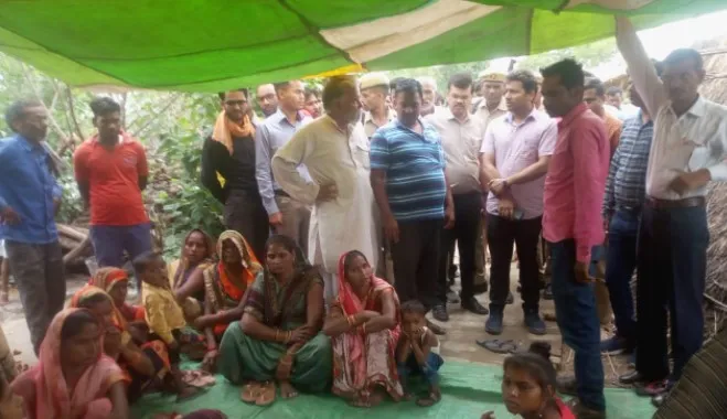 लखीमपुर-खीरी: आकाशीय बिजली गिरने से पिता-पुत्र की दर्दनाक मौत