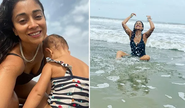 बीच किनारे श्रेया सरन ने लगाया हॉटनेस का तड़का, बेटी संग करती दिखीं मस्ती