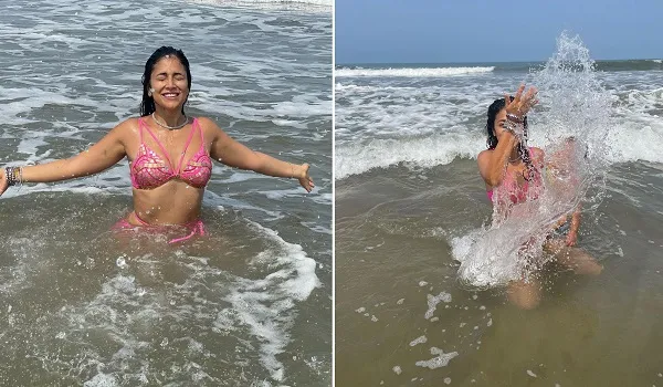 समुद्र किनारे बेटी संग एंजॉय करती दिखीं श्रेया सरन, तस्वीरें देख फैंस ने लुटाया प्यार