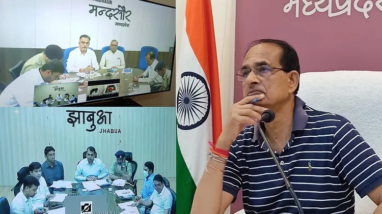 सीएम शिवराज ने आज ली मंदसौर-झाबुआ की बैठक