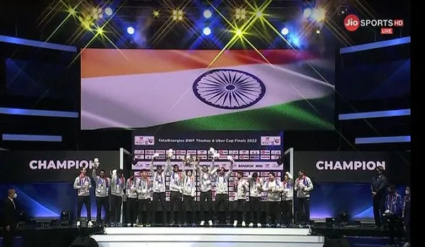 Thomas Cup Badminton: लक्ष्य एंड टीम ने रचा इतिहास, बैडमिंटन में लहराया तिरंगा, भारत ने पहली बार जीता थॉमस कप