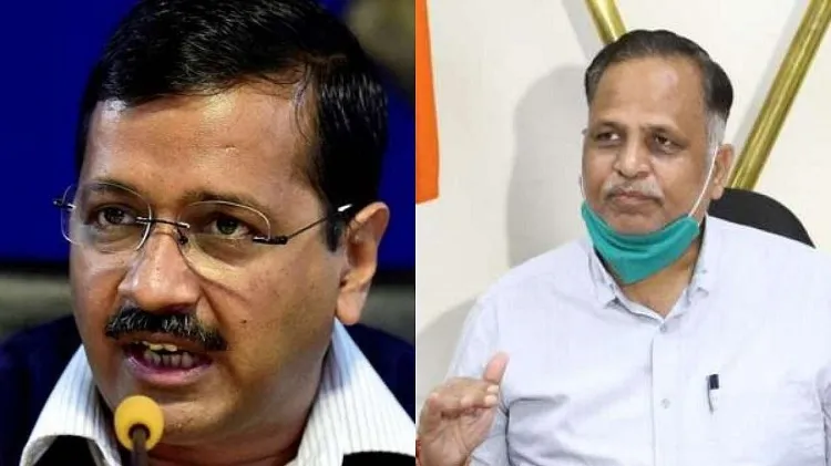 बीजेपी ने केजरीवाल और सत्येंद्र जैन के इस्तीफे की मांग की