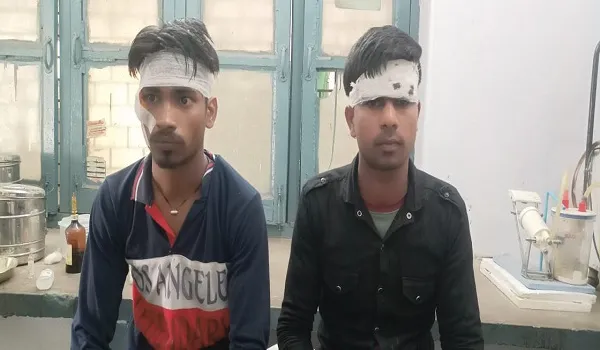 अमरोहा : भाजपा नेता की स्कॉर्पियो से ईको की भिड़ंत में तीन घायल