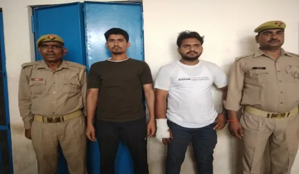 रामपुर : क्रेशर गार्ड से मारपीट करने वाले दो आरोपियों को पुलिस ने भेजा जेल