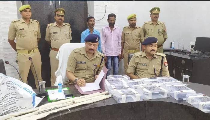 हरदोई: ऑपरेशन पाताल के तहत पुलिस ने दो शातिरों को किया गिरफ्तार